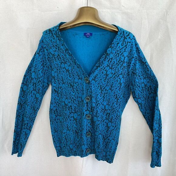 Tabi medium long sleeve women’s cardigan blue - Picture 1 of 6